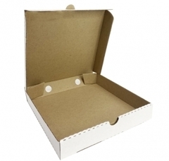 Коробка под пиццу 360х360х40 белая/100