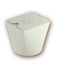 Коробка для лапши картонная белая 500мл (35/560)